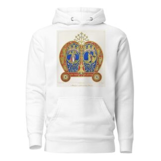 Monogram of our Blessed Lady’s Name, with the Annunciation by Augustus Pugin Hoodie