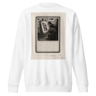 The Print Collector by Auguste Brouet Sweatshirt