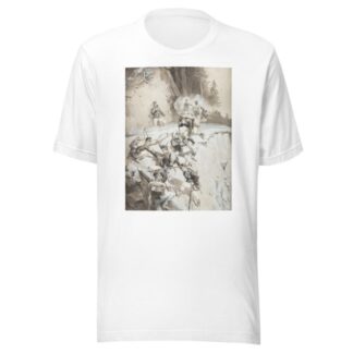 Field exercise in the mountains by Adolf Wald T-Shirt