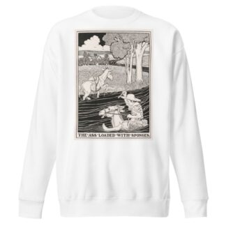 The Ass Loaded with Sponges by Percy J. Billinghurst Sweatshirt