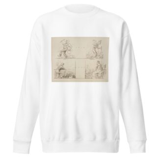 The Hare and the Tortoise by William Henry Walker Sweatshirt