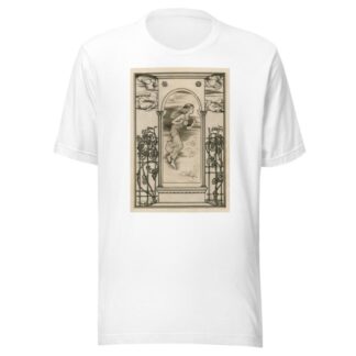 The Tempest; Ariel flying with bats by Robert Anning Bell T-Shirt