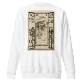 The Tempest; Ariel flying with bats by Robert Anning Bell Sweatshirt