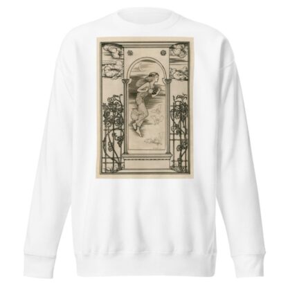 The Tempest; Ariel flying with bats by Robert Anning Bell Sweatshirt