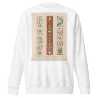 Ornamente aller klassischen Kunst-Epochen nach den Originalien in ihren eigenthümlichen Farben Pl.097 by Wilhelm Zahn Sweatshirt