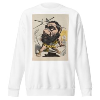Francisque Sarcey Singulier effet de la chaleur by Zut (Alfred Le Petit) Sweatshirt