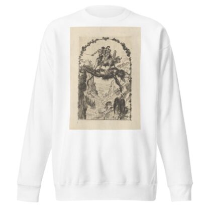Neujahrskarte Teufelsbrücke by Albert Welti Sweatshirt