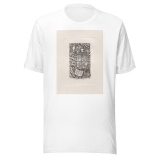 Bookplate for the Grolier Club by Edwin Davis French T-Shirt
