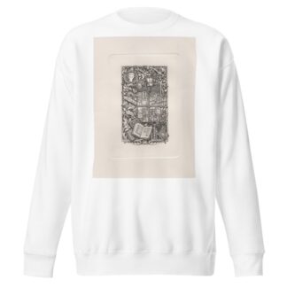 Bookplate for the Grolier Club by Edwin Davis French Sweatshirt