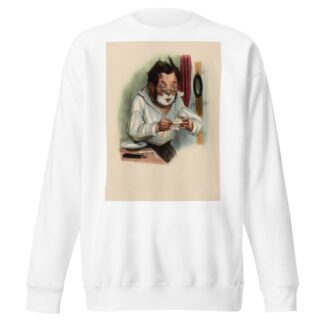 Oh ma femme est morte Oh my wife is dead by Charles-Joseph Traviès de Villers Sweatshirt