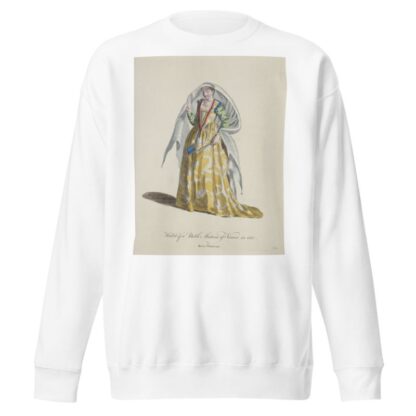 Habit of a noble matron of Venice in 1581. Dame Venitienne. by Charles Grignion Sweatshirt