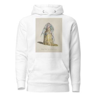 Habit of a noble matron of Venice in 1581. Dame Venitienne. by Charles Grignion Hoodie