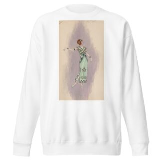 Woman’s costume; Long green dress, 1 by Will R. Barnes Sweatshirt