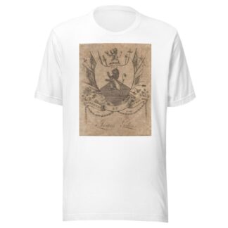 Coat of Arms with James Giles inscribed below by Peter Rushton Maverick T-Shirt