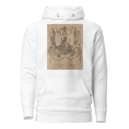 Coat of Arms with James Giles inscribed below by Peter Rushton Maverick Hoodie