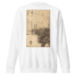 Le joueur d’orgue by James Tissot Sweatshirt