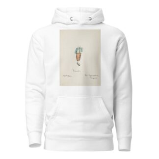 Pinocchio: Blue coat with white collar by Paul Cadorette Hoodie