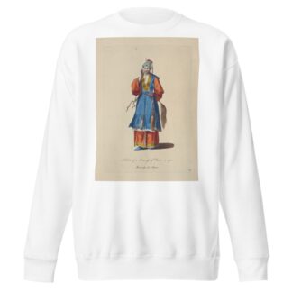 Habit of a bonzess of China in 1700. Bonzess de Chine. by Charles Grignion Sweatshirt