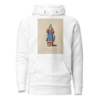 Habit of a bonzess of China in 1700. Bonzess de Chine. by Charles Grignion Hoodie