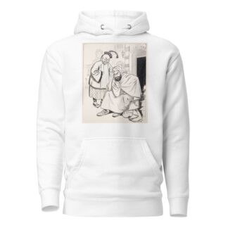 Sinister China consoles desperate Morocco sitting on the steps of Algiers. by Samuel Ehrhart Hoodie