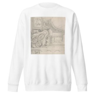 Design for Ceiling at Fontainebleau by Jules-Edmond-Charles Lachaise Sweatshirt