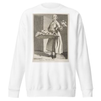 Flower Vendor by Edmé Bouchardon Sweatshirt