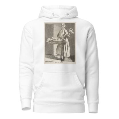 Flower Vendor by Edmé Bouchardon Hoodie