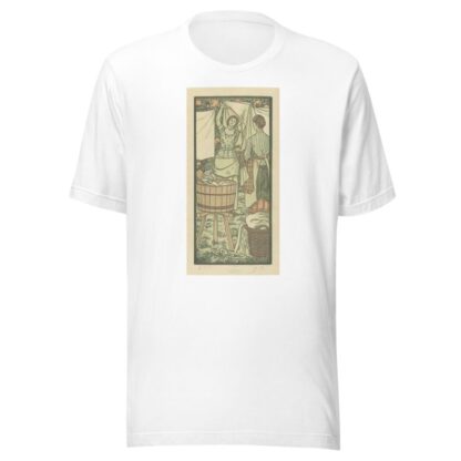 Het ophangen van de was by Lucien Pissarro T-Shirt