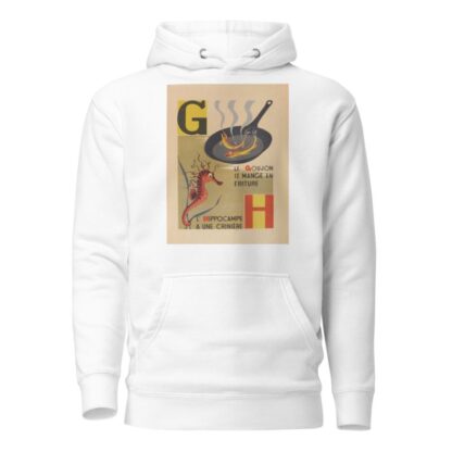 A. B. C.; Alphabet des petits poissons et des gros Pl.06 by Maurice Lorrain Hoodie