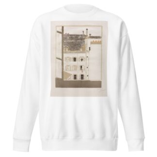 Houses in the Courtyard by Pierre Bonnard Sweatshirt