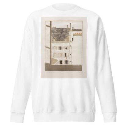 Houses in the Courtyard by Pierre Bonnard Sweatshirt