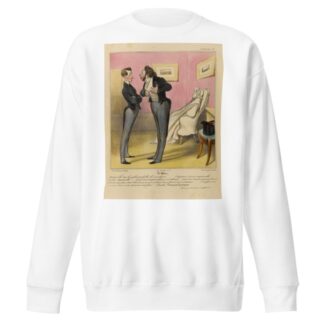 Le début by Honoré Daumier Sweatshirt