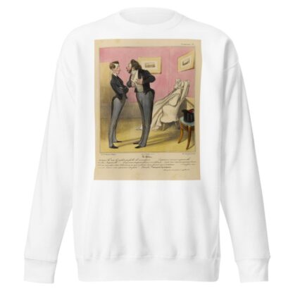 Le début by Honoré Daumier Sweatshirt