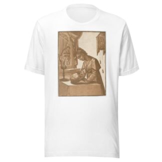 Woman Meditating on a Skull by Andrea Andreani T-Shirt