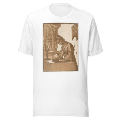 Woman Meditating on a Skull by Andrea Andreani T-Shirt
