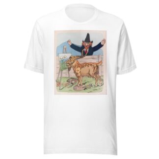 The goat and the artist by Lothar Meggendorfer T-Shirt