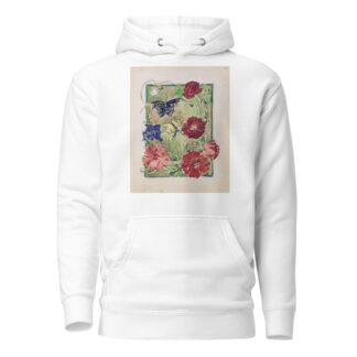 Flowers and butterflies by Maurice Prendergast Hoodie
