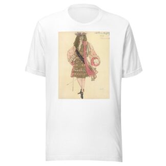 Costume Design For Act Ii Of Le Prince Anglais by Léon Bakst T-Shirt