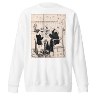 Oude vrouw schikt een boeket by A. Tinbergen Sweatshirt