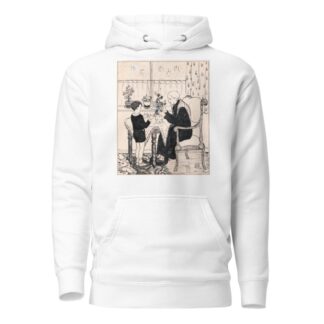 Oude vrouw schikt een boeket by A. Tinbergen Hoodie