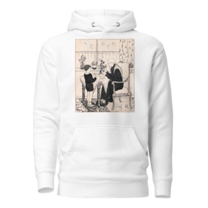 Oude vrouw schikt een boeket by A. Tinbergen Hoodie