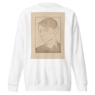 Zelfportret met vlinderdas by Jan Mankes Sweatshirt