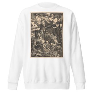 Gekruisigde man in heuvellandschap by Johannes Josephus Aarts Sweatshirt