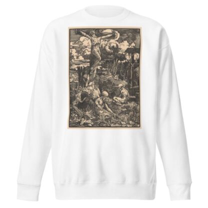 Gekruisigde man in heuvellandschap by Johannes Josephus Aarts Sweatshirt