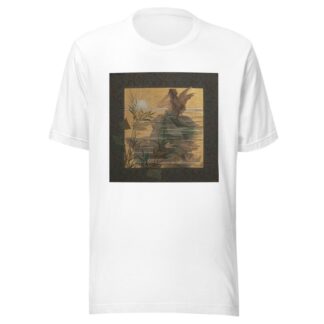 Composition with winged nymph at sunrise by Alexandre de Riquer T-Shirt