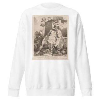 Caius Marius sitting on the Ruins of Carthage by John Hamilton Mortimer Sweatshirt