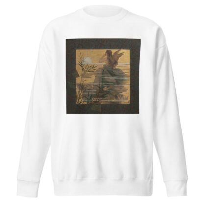 Composition with winged nymph at sunrise by Alexandre de Riquer Sweatshirt