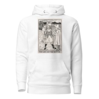 The Lion and the Hunter by Percy J. Billinghurst Hoodie