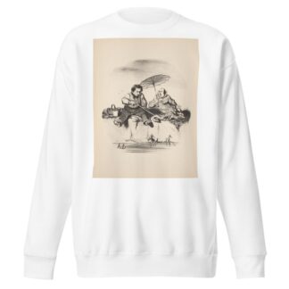 Hunting and fishing Pl.23 by Honoré Daumier Sweatshirt
