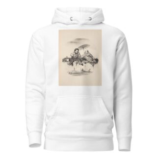 Hunting and fishing Pl.23 by Honoré Daumier Hoodie